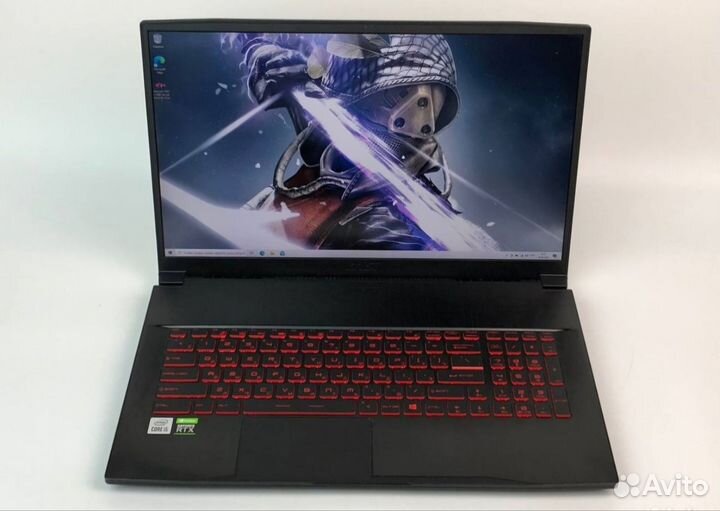 Игровой ноутбук MSI GF75 Thin, i5 rtx 3050, 17.3