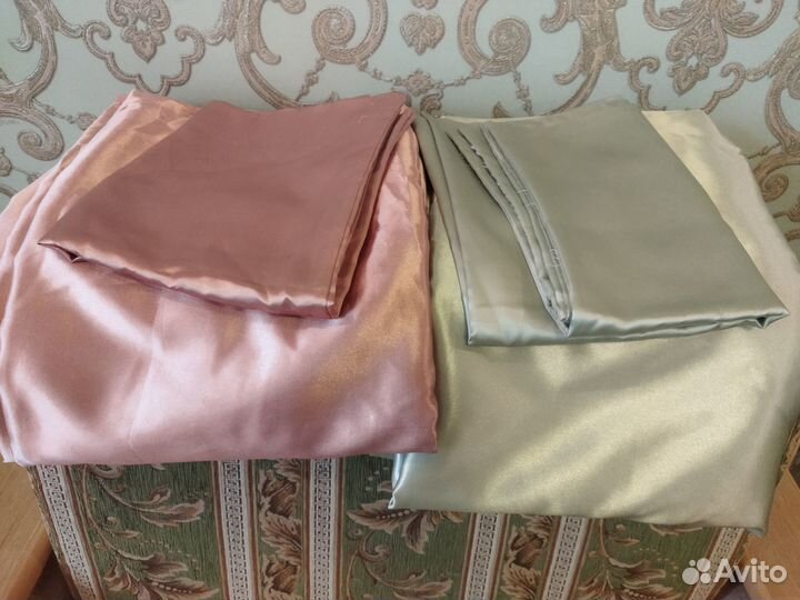 Тюль, отрез ткани, постельное белье