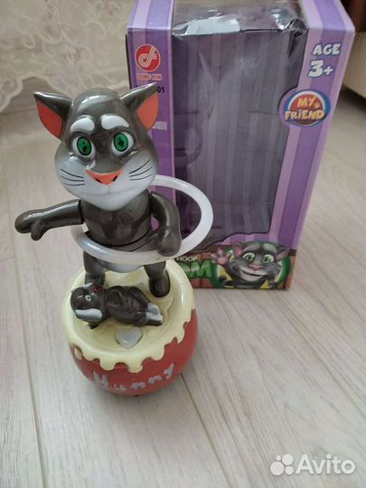 Кот том игрушка музыкальный