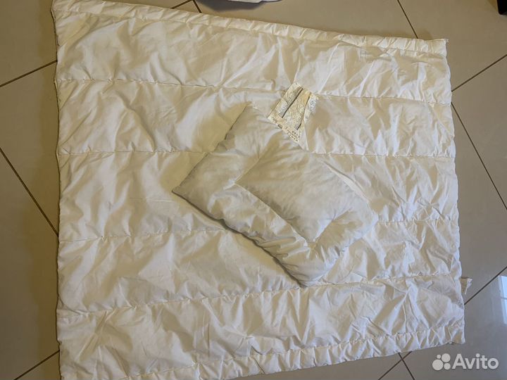 Одеяло, подушка, постельное белье детское Икеа бу