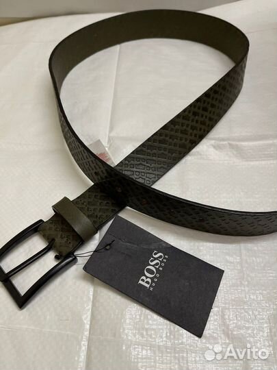 Кожаный ремень Hugo Boss новый оригинальный