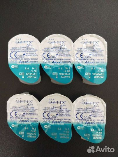 Контактные линзы Air Optix Aqua Фирма Alcon