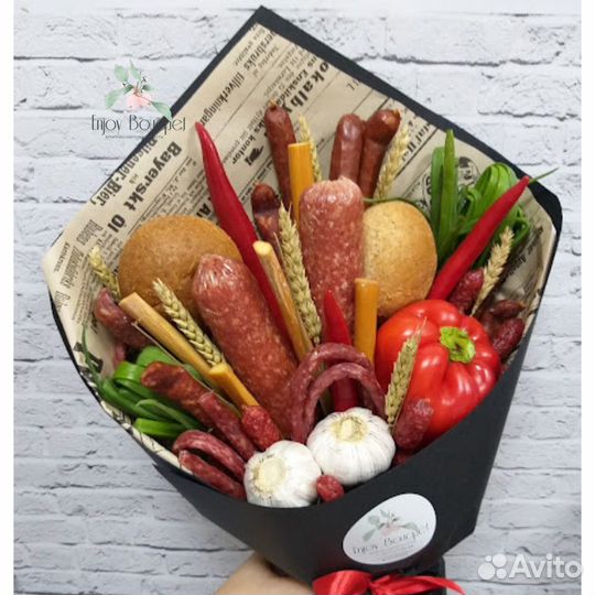 Букет из колбасы