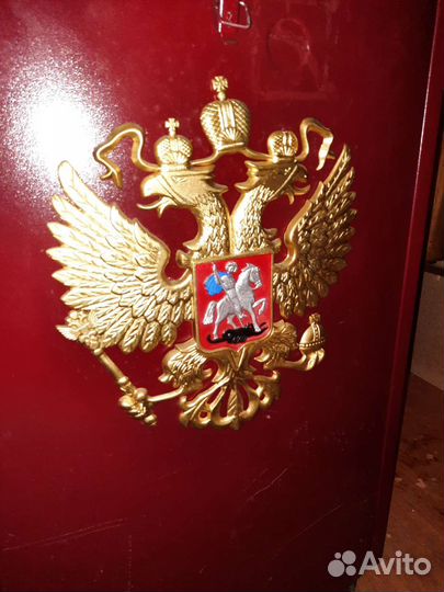 Ретро урна голосования Герб России красивый большо