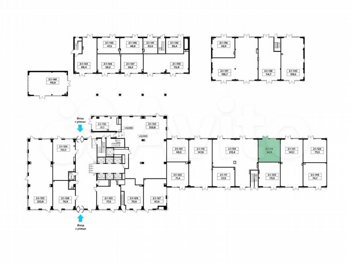 Продам торговое помещение, 66.9 м²