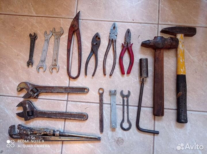 Топор, молоток слесарный из СССР