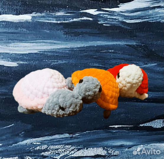 Черепашки плюшевые