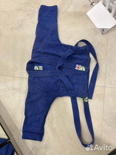 Самбовка для мальчика 98-110 синяя