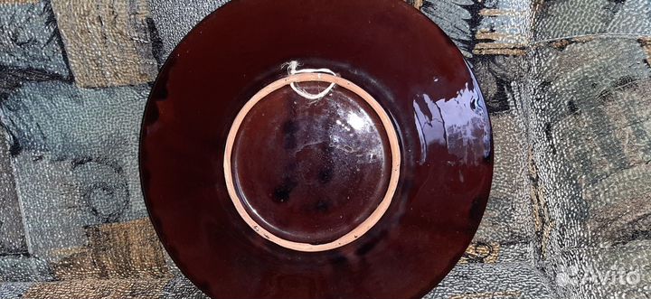 Панно-блюдо СССР, керамика,37см