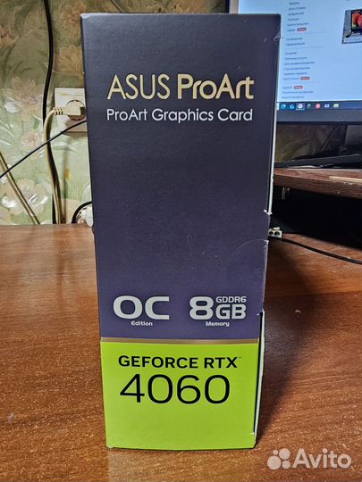 Asus RTX 4060 ProArt OC edition новая на гарантии