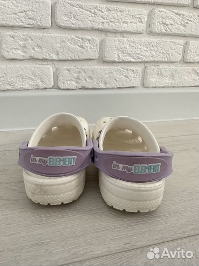 Crocs для девочки Холодное сердце Эльза C10