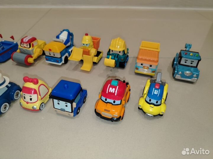 Робокар поли металлические машинки