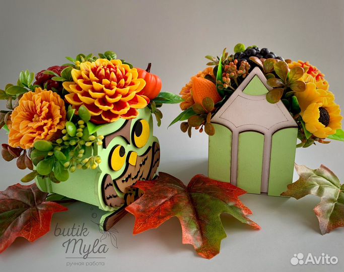 Осенний букет.Ручная работа