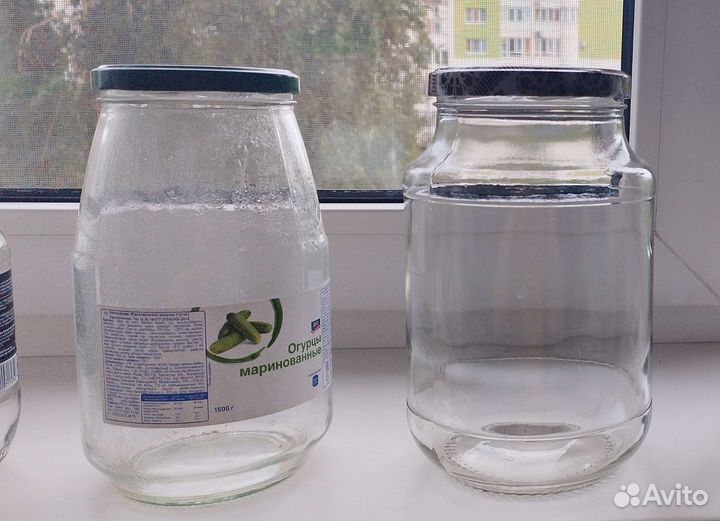 Банки стеклянные винтовые