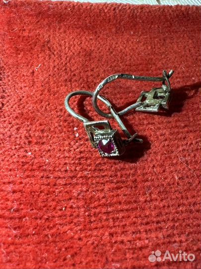 Сережки 925 СССР