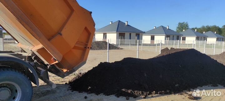 Плодородный грунт с доставкой, чернозем