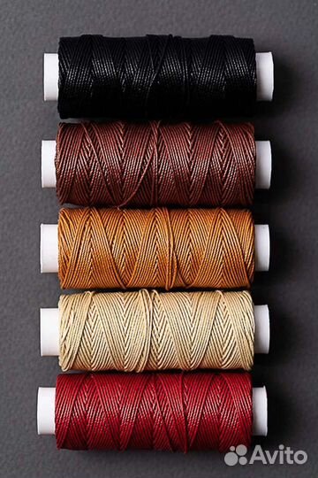 Промысел Нитки для кожи вощёные кручёные (Рами) L