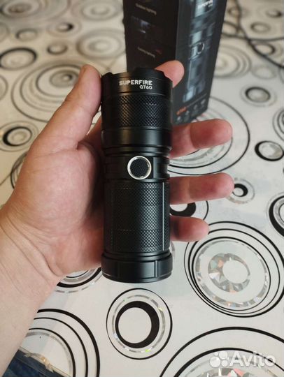Мощный светодиодный фонарь superfire gt60