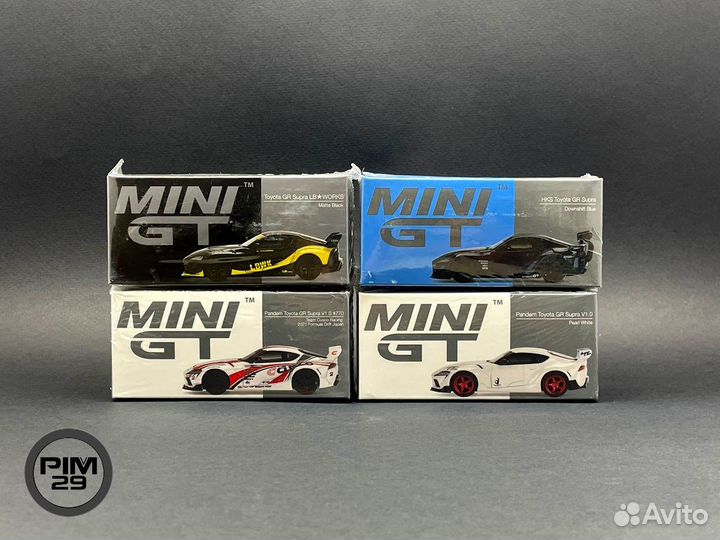 Модели авто Toyota Supra Mini GT 1/64