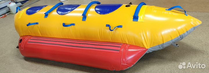 Надувной водный банан 3 местный пвх