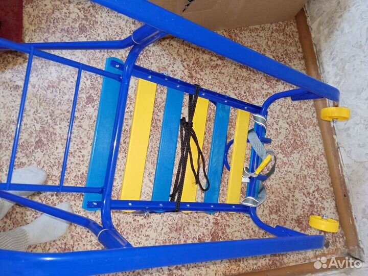 Детские санки новые