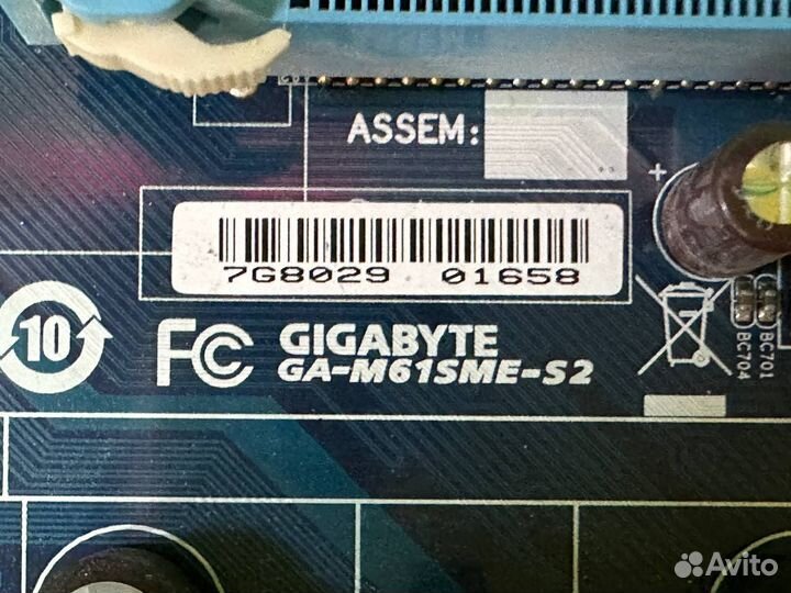 Материнская плата Gigabyte GA-M61SME-S2 s-AM2+