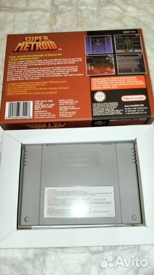 Игра super metroid на snes (pal-версия)