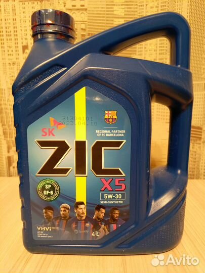 Масло моторное ZIC 5w30