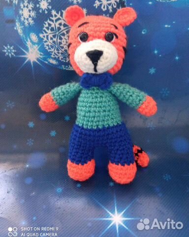 Тигр вязаный