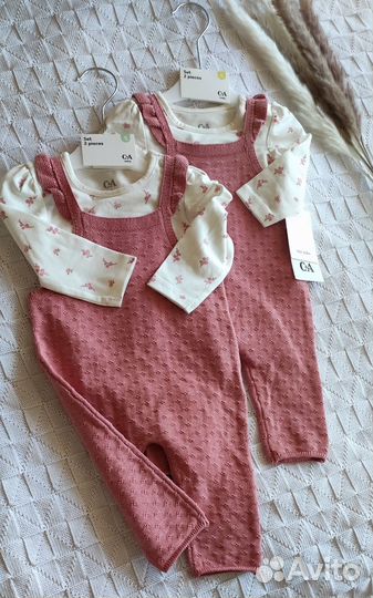 Новый комплект для новорожденных hm, c&a 62, 68