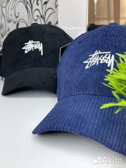 Кепка stussy вельветовая