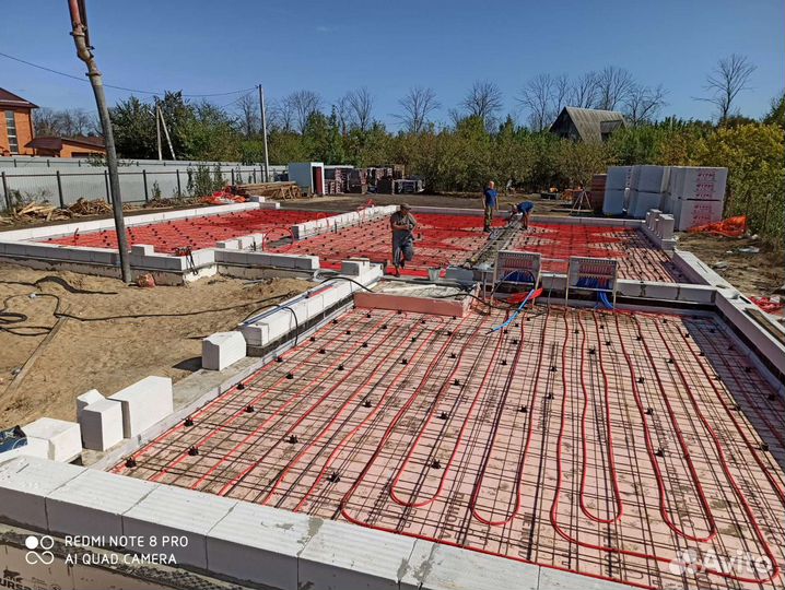 Тёплые полы под ключ