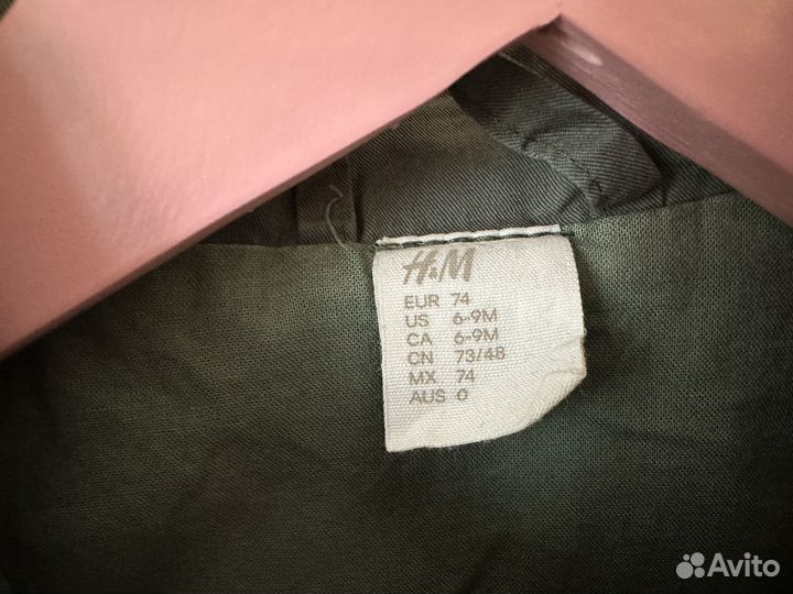 Хлопковая куртка H&M 74p