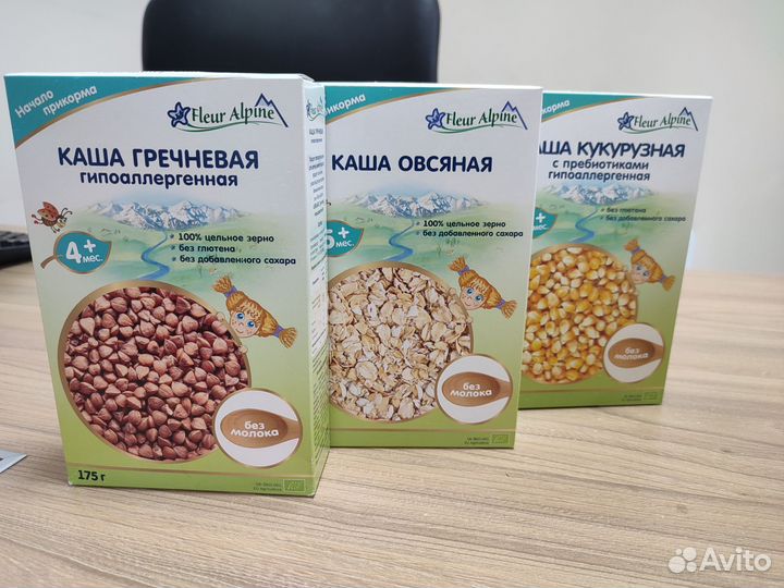 Каша fleur alpine безмолочная