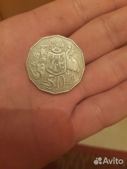 Монета 50 центов Австралия 1979год