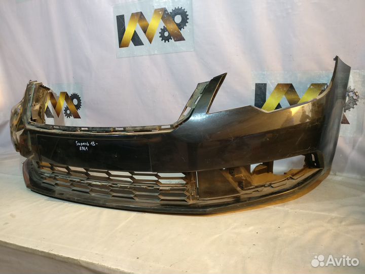 Skoda Superb 13- Бампер Передний 13- 5961