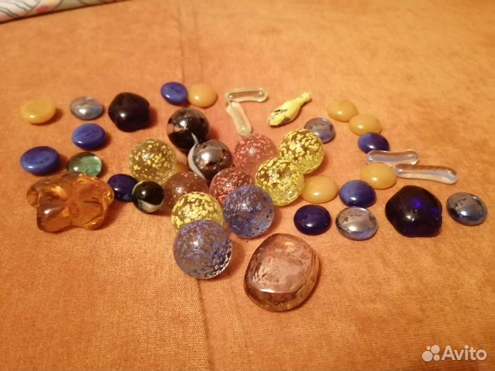 Камушки стекляшки для украшения аквариума