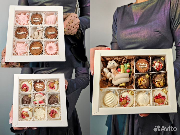 Подарок на Новый год из шоколада