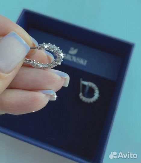 Swarovski серьги