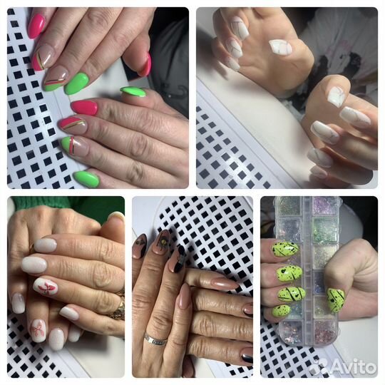 Маникюр, наращивание, покрытие