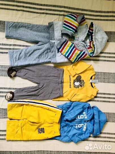 Пакет фирменных вещей на мальчика 62-74 р