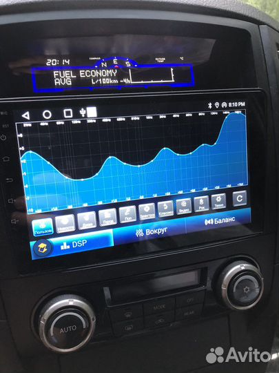 Новая Шустрая 4/64 9’’ DSP CAR play для Pajero 4