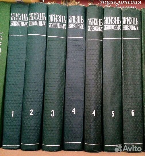 Собрание Жизнь животных в 6ти томах 1968