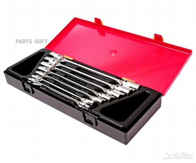 JTC jtck6072 Набор ключей торцевых шарнирных 6-19м