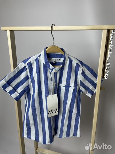 Рубашка zara 98-152
