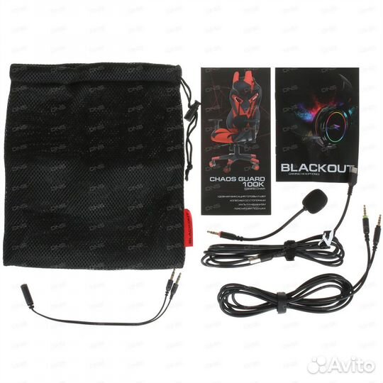 Проводная гарнитура ZET gaming Blackout черный