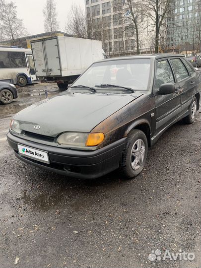 ВАЗ 2115 Samara 1.5 МТ, 2006, битый, 112 000 км