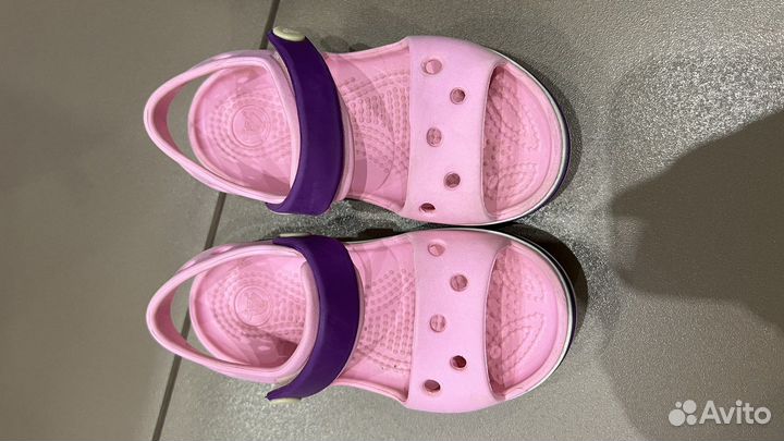 Crocs c8 сандали для девочки
