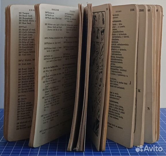 Мультиязычный разговорник Швеция 1947 год