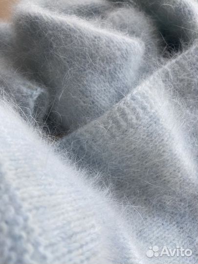 Шарф вязанный длинный женский